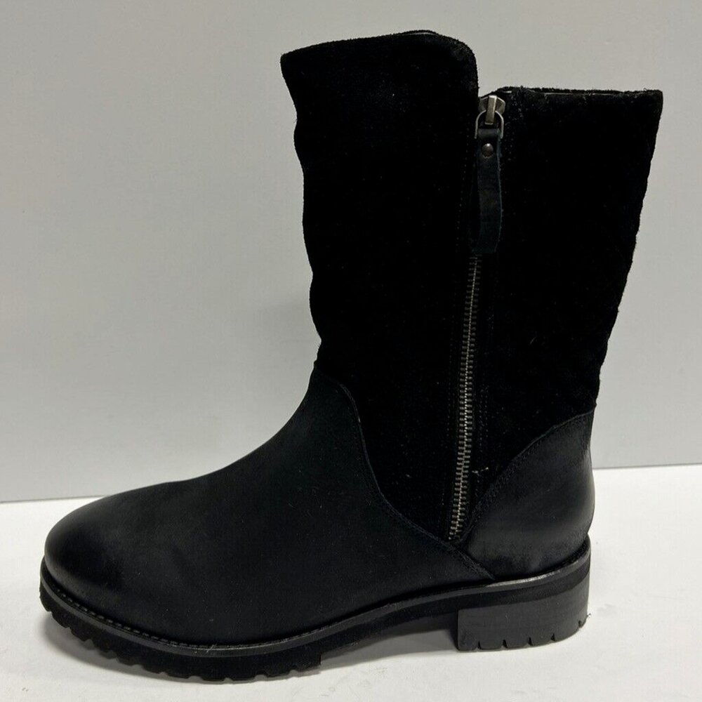 Softwalk Women's Mansfield Boot Black, Size 8.5 Wide